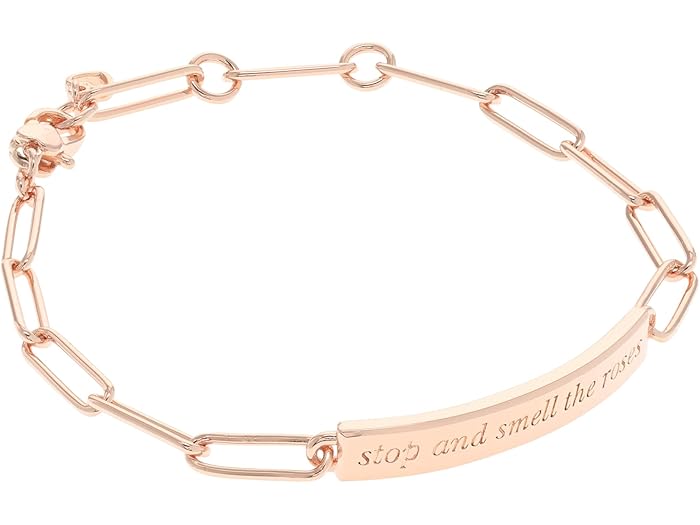 (取寄) ケイトスペード レディース イディオム ブレスレット ストップ アンド スメル ザ ロージーズ イディオム ブレスレット Kate Spade New York women Idiom Bracelet Stop and Smell The Roses Idiom Bracelet Rose Gold