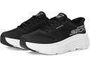 (取寄) スケッチャーズ スニーカー レディース マックス クッショニニグ エンデバー ハンズフリー スリップインズ SKECHERS women Max Cushioning Endeavour Hallandale Hands Free Slip-Ins Black/White