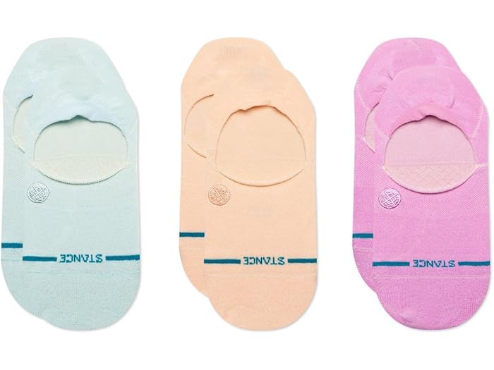 (取寄) スタンス レディース アイコン ノー ショー 3 パック Stance women Icon No Show 3 Pack Light Blue
