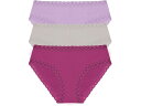(取寄) ナトリ レディース ブリス ガール ブリーフ 3-パック Natori women Bliss Girl Brief 3-Pack Crushed Bry/Vapor/Sweet Violet