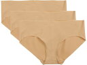 (取寄) コマンドー レディース 3-パック コットン ビキニ Commando women 3-Pack Cotton Bikini Beige(4)