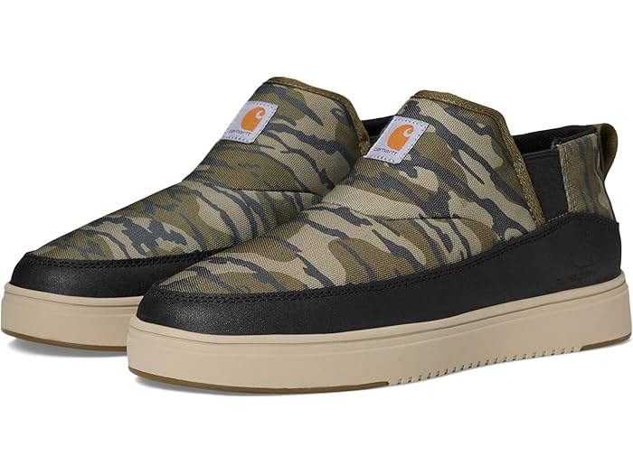 (取寄) カーハート メンズ デトロイト キャンバス ミッド スリッポン Carhartt men Detroit Canvas Mid Slip-On Mossy Oak