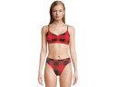 (取寄) ミーアンディーズ レディース フィール フリー ルーシュド ブラレット MeUndies women Feel Free Ruched Bralette Buffalo Plaid(4)