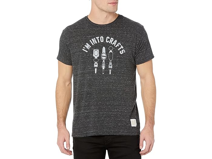 (取寄) オリジナルレトロブランド メンズ イントゥ クラフツ トライ-ブレンド ショート スリーブ ティー The Original Retro Brand men Into Crafts Tri-Blend Short Sleeve Tee Black