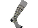 (取寄) ユーロソックス ウール スーパーライト スキー 2-パック Eurosock Eurosock Wool Superlite Ski 2-Pack Grey Stripes(4)