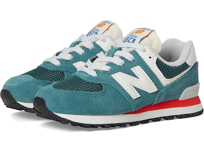 (取寄) ニューバランス スニーカー キッズ 574 New Balance Kids kids 574 (Little Kid) New Spruce/Bl..