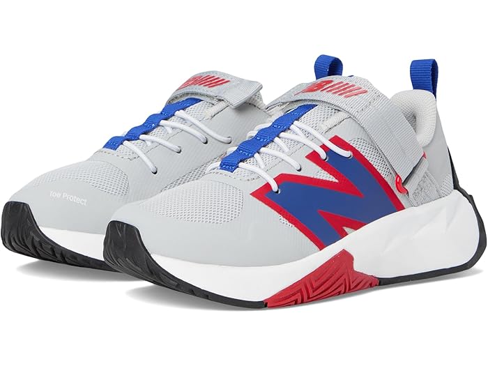(取寄) ニューバランス スニーカー キッズ フューエルセル プレイ v1 フック-アンド-ループ New Balance Kids kids Fuelcell Play v1 Hook-and-Loop (Little Kid) Raincloud/Team Royal/Team Red
