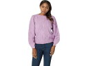 (取寄) ハットレイ レディース ブルーミング ケーブル セーター Hatley women Blooming Cable Sweater Faded Port