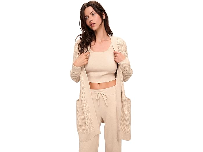 () С ǥ ꥵ  硼 å Eberjey women Recycled Sweater Short Wrap Oat