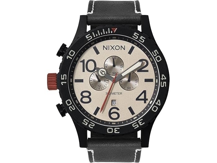 Amazon.co.jp: NIXON A11632629 STATION LEATHER CHRONO