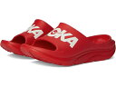(取寄) ホカオネオネ オラ アスレチック スライド Hoka Ora Athletic Slide Vermillion/White