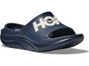 (取寄) ホカオネオネ オラ アスレチック スライド Hoka Ora Athletic Slide Varsity Navy/White(4)