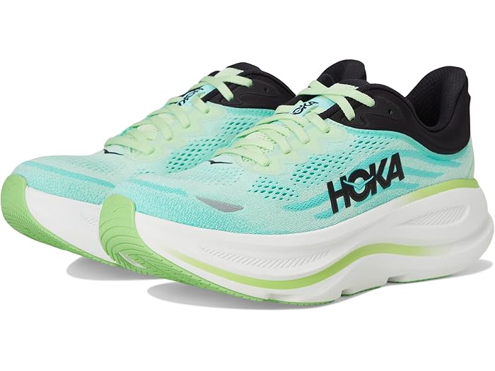 (取寄) ホカオネオネ メンズ ボンダイ 9 Hoka men Bondi 9 Luna Moth/Blue Spark
