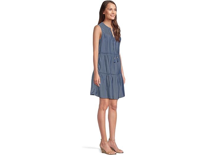 (取寄) トミーバハマ レディース シャンブレー スリーブレス ドレス Tommy Bahama women Chambray Sleeveless Dress Chambray