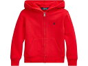 (取寄) ラルフローレン キッズ ボーイズ コットン ブレンド フリース パーカー (リトル キッズ) Polo Ralph Lauren Kids boys Cotton Blend Fleece Hoodie (Little Kids) RL 2000 Red