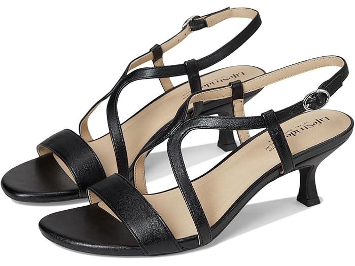 () 饤եȥ饤 ǥ Υ꡼ LifeStride women Nolita Black Faux Leather