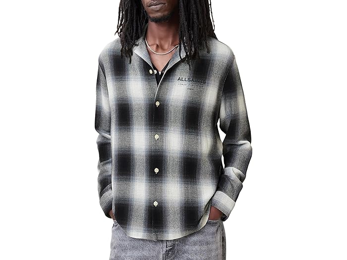 () 륻   ꡼  AllSaints men Underfade Long Sleeve Shir...