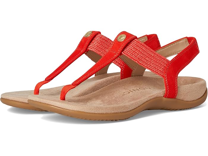 (取寄) バイオニック サンダル レディース ブレア シューズ 靴 VIONIC women Brea Cherry Tomato Nubuck