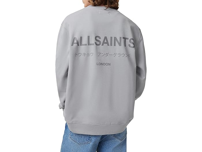 (取寄) オールセインツ メンズ アンダーグラウンド クルー AllSaints men Underground Crew Machine Grey