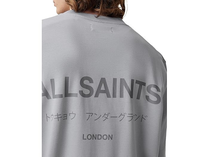 (取寄) オールセインツ メンズ アンダーグラウンド クルー AllSaints men Underground Crew Machine Grey