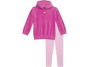 (取寄) アンダーアーマー キッズ ガールズ リブ ベロア チュニック セット (リトル キッズ) Under Armour Kids girls Rib Velour Tunic Set (Little Kids) Vivid Magenta