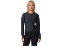 (取寄) マウンテンハードウェア レディース チルアクション ロング スリーブ クルー Mountain Hardwear women Chillaction Long Sleeve Crew Black Heather(4)