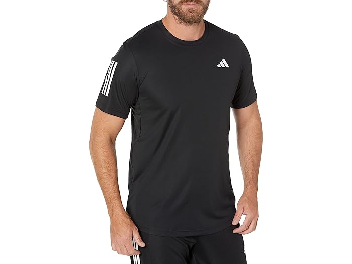 (取寄) アディダス メンズ クラブ 3ストライプ テニス ティー adidas men Club 3-Stripes Tennis Tee Black