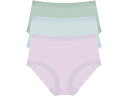 (取寄) ナトリ レディース ブリス フル ブリーフ 3-パック Natori women Bliss Full Brief 3-Pack Lavender Haze/Msty Blue/Meadow