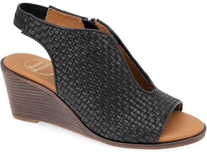 (取寄) アンドレアスース レディース ベリンダ Andre Assous women Belinda Black Woven