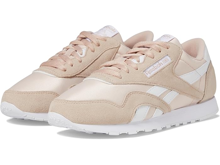 (取寄) リーボック ライフスタイル レディース クラシック ナイロン Reebok Lifestyle women Classic Nylon Pink Stucco/White/White