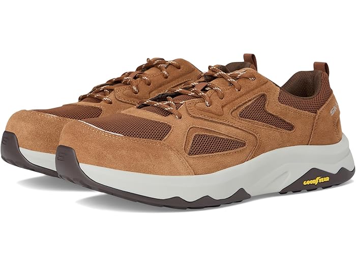 (取寄) スケッチャーズ スニーカー ワーク メンズ スピード - フレックス トレッカー - コンプ トゥ SKECHERS Work men Speed - Flex Trekker - Teron Comp Toe Brown