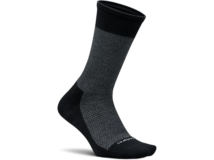 楽天ジェットラグ楽天市場店（取寄） フィーチャーズ メンズ マックス クッション クルー Feetures men Max Cushion Crew Rich Texture Black