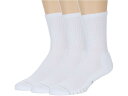 (取寄) ユーロソックス スラム クール クルー 3-パック Eurosock Slam Cool Crew 3-Pack White(4)