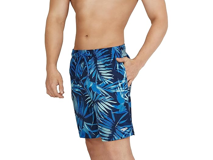 (取寄) スピード メンズ フローラル 18 ボレー Speedo men Floral 18" Volley Navy
