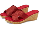 (取寄) デビッドテイト レディース ヴィーブ David Tate women Vibe Red Rayon Fabric