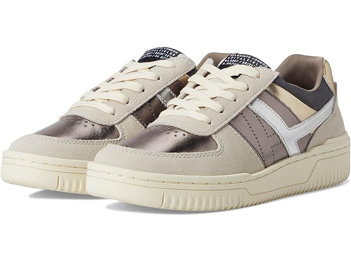 楽天ジェットラグ楽天市場店（取寄） オールセインツ レディース ヴィックス スエード スニーカー AllSaints women Vix Suede Sneaker White/Metallic