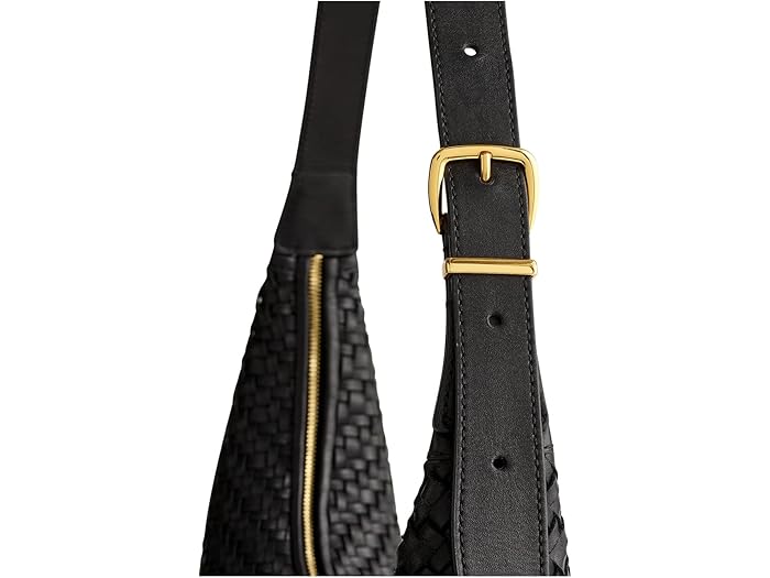 (取寄) メイドウェル レディース エッセンシャル カーブ ショルダー バッグ ウーブン Madewell women Essentials Curve Shoulder Bag: Woven True Black 3