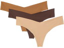(取寄) コマンドー レディース クラシック トング 3-パック Commando women Classic Thong 3-Pack Caramel/Moc...