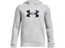 (取寄) アンダーアーマー キッズ ボーイズ フリース ビッグ ロゴ パーカー (ビッグ キッズ) Under Armour Kids boys Fleece Big Logo Hoodie (Big Kids) Halo Gray/Black