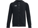 (取寄) アンダーアーマー キッズ ボーイズ ライバル フリース フル ジップ パーカー (ビッグ キッズ) Under Armour Kids boys Rival Fleece Full Zip Hoodie (Big Kids) Black/White