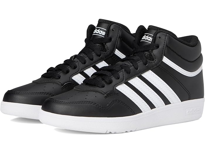 (取寄) アディダス キッズ キッズ フープス 4.0 ミッド トップ バスケットボール シューズ (ビッグ キッド) adidas Kids kids Hoops 4.0 Mid Top Basketball Shoes (Big Kid) Black/White/Black