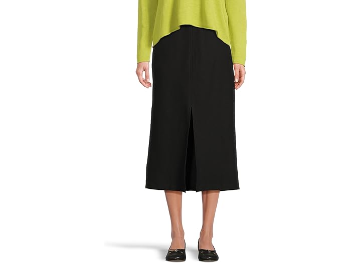 (取寄) アイリーン フィッシャー レディース ピティート スカート ウィズ フロント スリット Eileen Fisher women Petite Skir...