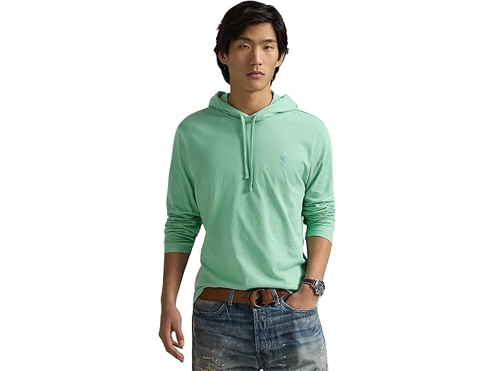 (取寄) ラルフローレン メンズ ジャージ フーデット Tシャツ Polo Ralph Lauren men Jersey Hooded T-Shirt Celadon
