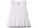 (取寄) ジャニー アンド ジャック ガールズ ペプラム セーター トップ (トドラー/リトル キッド/ビッグ キッド) Janie and Jack girls Peplum Sweater Top (toddler/Little Kid/Big Kid) White