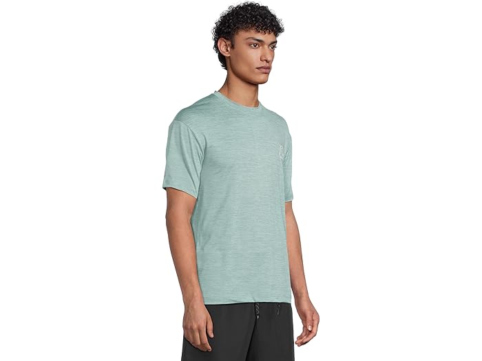 (取寄) メレル メンズ DNA ロゴ サーフ ティー ショーツ スリーブ サーフ ティー Merrell men Dna Logo Surf Tee Shorts Sleeve Surf Tee Jade Heather