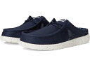 (取寄) ヘイ デュード メンズ ウォーリー スリップ ストレッチ キャンバス Hey Dude men Wally Slip Stretch Canvas Navy(4)