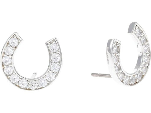 (取寄) ケイトスペード レディース パヴェ ホースシュー スタッズ Kate Spade New York women Pave Horseshoe Studs Clear/Silver (取寄) ケイトスペード レディース パヴェ ホースシュー スタッズ Kate Spade New York women Pave Horseshoe Studs Clear/Silver