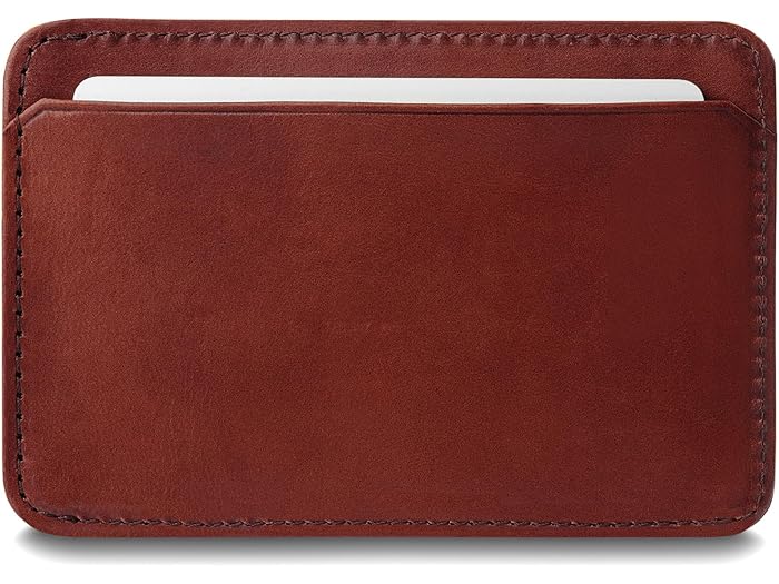 (取寄) ボスカ メンズ オールド レザー - プル タブ カード ケース Bosca men Old Leather - Pull Tab Card Case Dark Brown