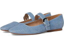 (取寄) ナチュラライザー レディース 27 エディット カーター メアリー ジェーンズ Naturalizer women 27 Edit Carter Mary Janes Denim Blue Suede(4)