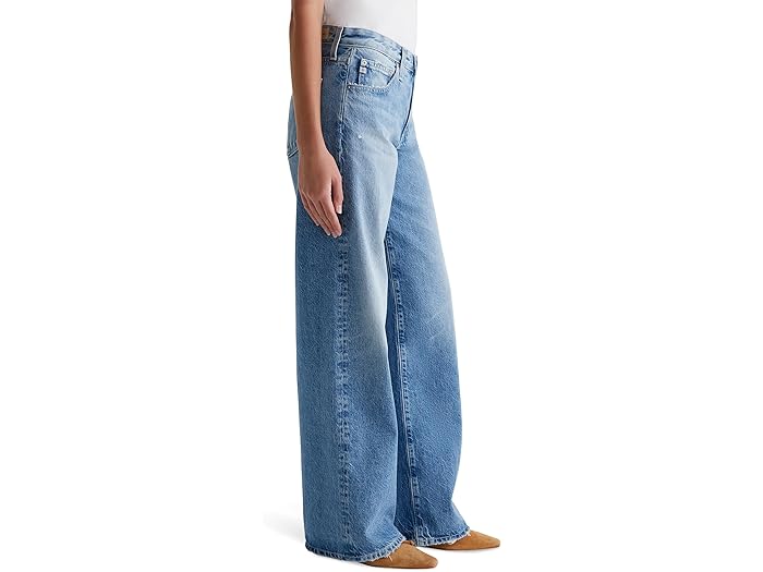 (取寄) AGジーンズ レディース アドリア ロー ライズ バギィ ワイド レッグ イン 17 イヤーズ ダイバージェント AG Jeans women Adria Low Rise Baggy Wide Leg in 17 Years Divergent 17 Years Divergent
